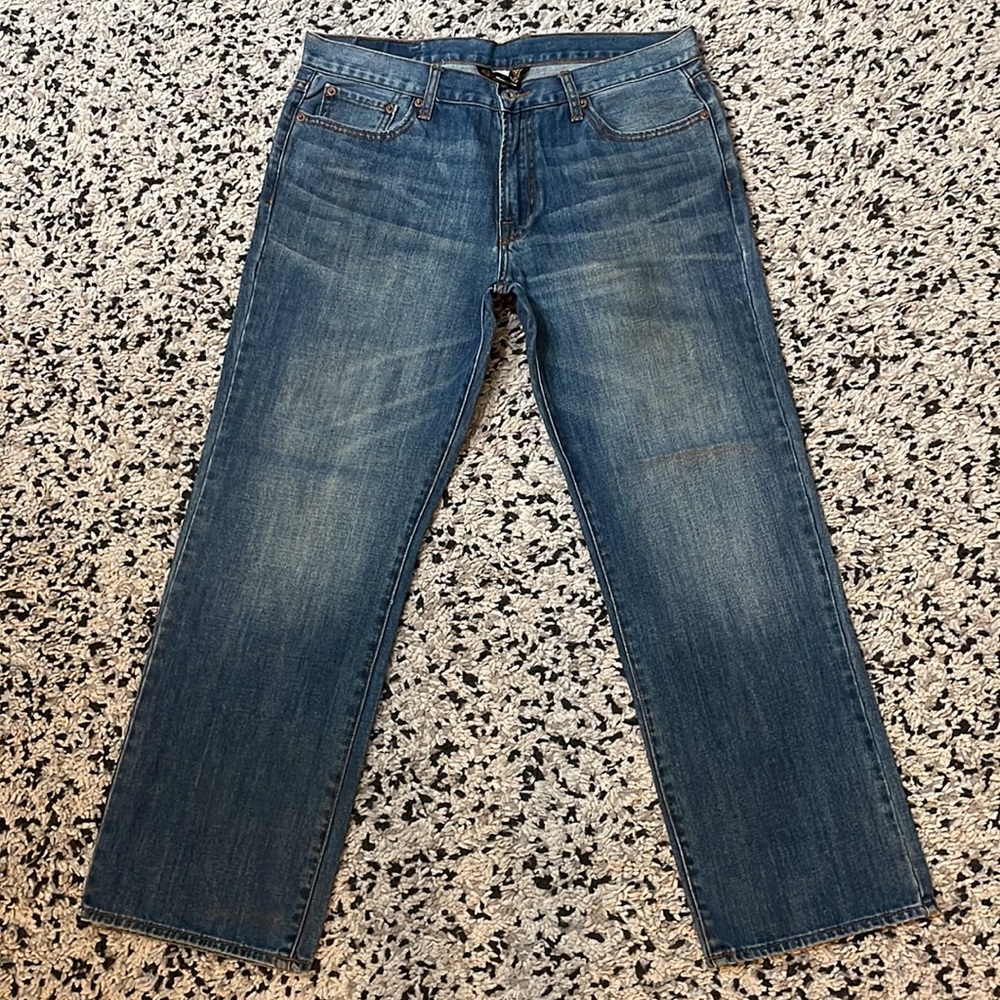 Lucky Brand by Gene Montesano Short Inseam Jeans—Size 34, Blue - Picture 3 of 13